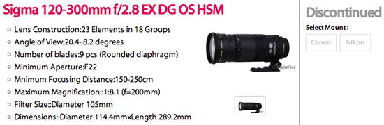 Sigma-120-300mm-f2.8-EX-DG-OS-HSM-lens-discontinued
