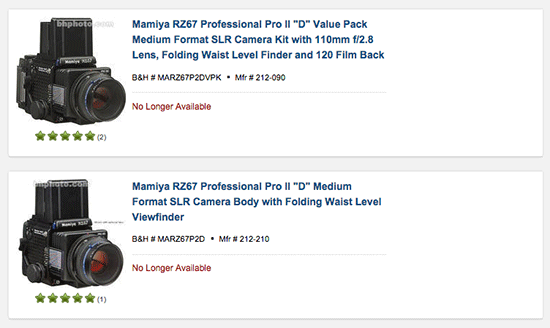 Mamiya-RZ67-Pro-II-medium-format-camera-discontinued
