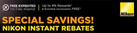 Permalink to Nikon, Canon and Sony rebates are ending in 5 days Nikon-rebates