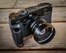 J.B. Camera Designs wood grip for Fuji X-Pro2