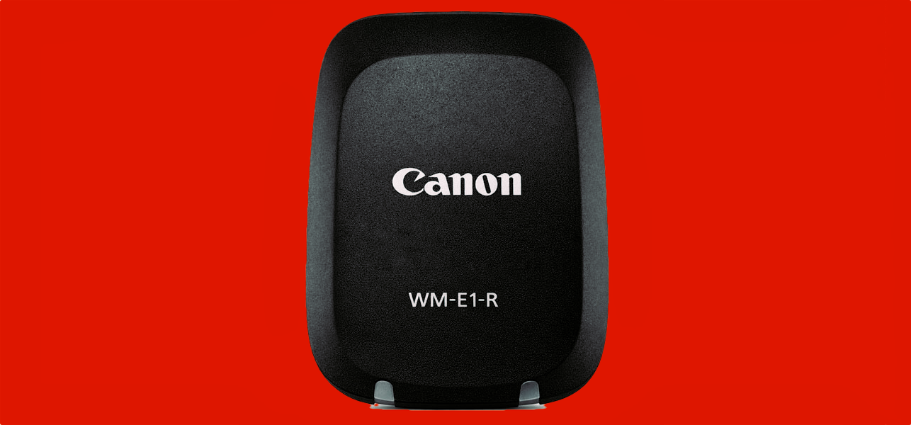 캐논 WM-E1-R 무선 마이크 공개