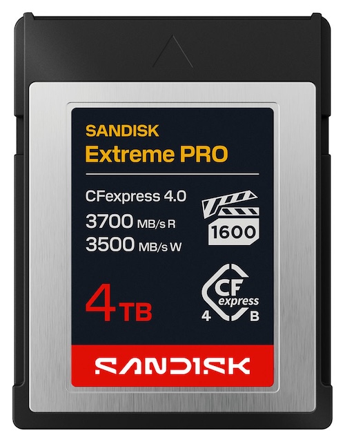New: Sandisk Extreme PRO CFexpress 4.0 Type B and Lexar Silver