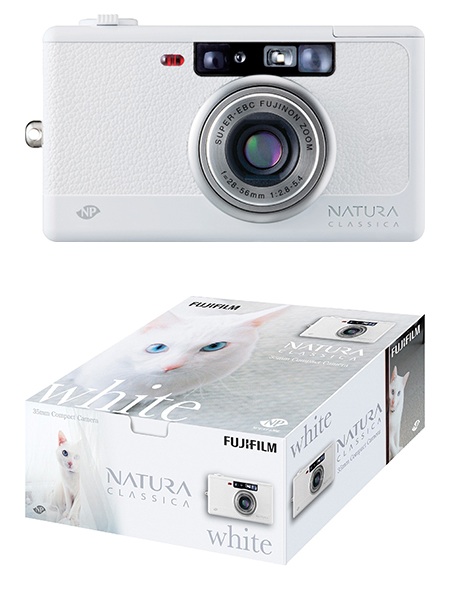 新版 ジャンク品 FUJIFILM NATURA CLASSICA ホワイト フィルムカメラ