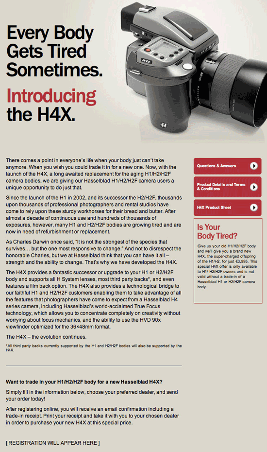 Introducing the Hasselblad H4X