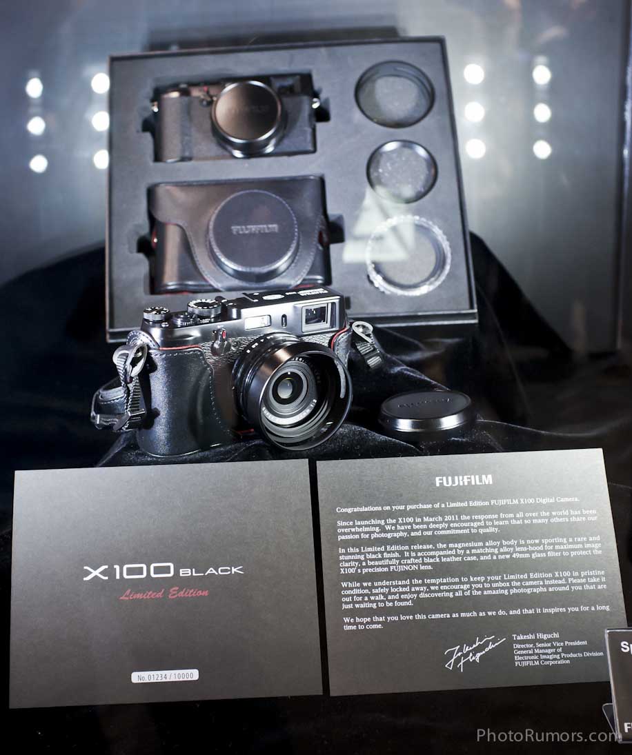 Fujifilm X100 Black Limited Edition shipping now for $1,699.95