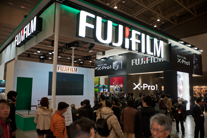 FujiFilm at the 2012 CP+ show in Yokohama Japan