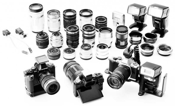 Olympus OM-D E-M5 camera accessories