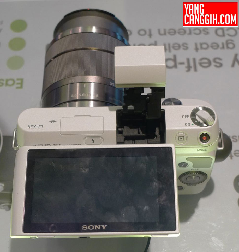 Sony NEX F3 screen More leaked images of the upcoming Sony a37 and NEX F3 cameras