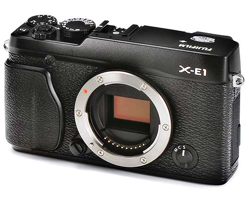 Fuji X-E1 mirrorless camera