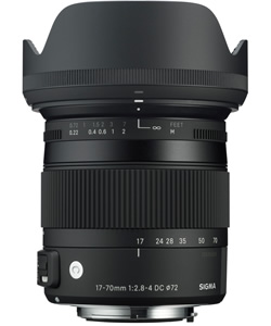 Sigma 17-70mm f2.8-4 DC MACRO OS HSM lens