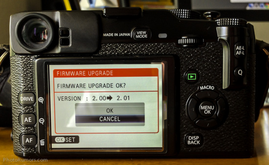 Fuji XF lenses 2.01 firmware update