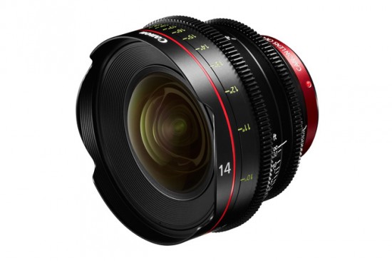 Canon CN-E14mm T3.1 L F lens