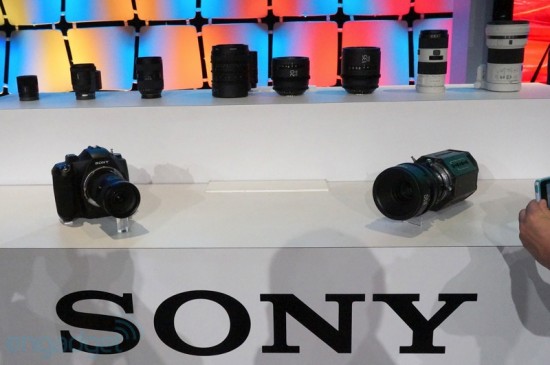 Sony 4k camera and lens prototypes