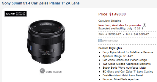 Sony-50mm-f1.4-Carl-Zeiss-Planar-T-ZA-Lens-delayed