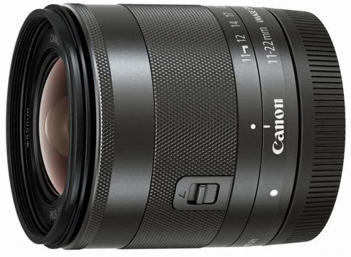 Canon EF-M 11-22mm f:4-5.6 IS STM lens