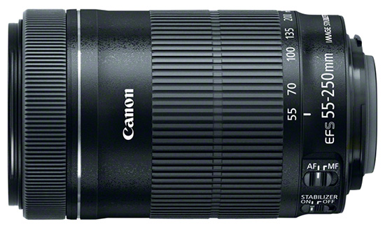 Canon announces EF-S 55-250mm f/4-5.6 IS STM lens, PowerShot G16 