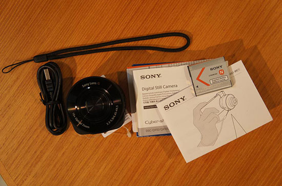 Sony-QX10-lens-camera-module-unboxing