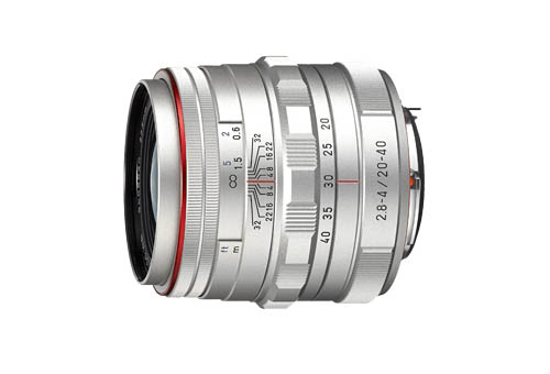 HD PENTAX-DA 20-40mm F2.8-4 ED Limited DC WR lens-silver