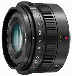 LEICA DG SUMMILUX 15mm:F1.7 ASPH lens