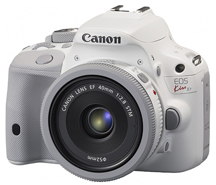 White Canon Kiss X7, limited edition Fuji X-A1 and Exilim ...