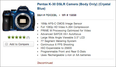 Pentax-K-30-camera-discontinued