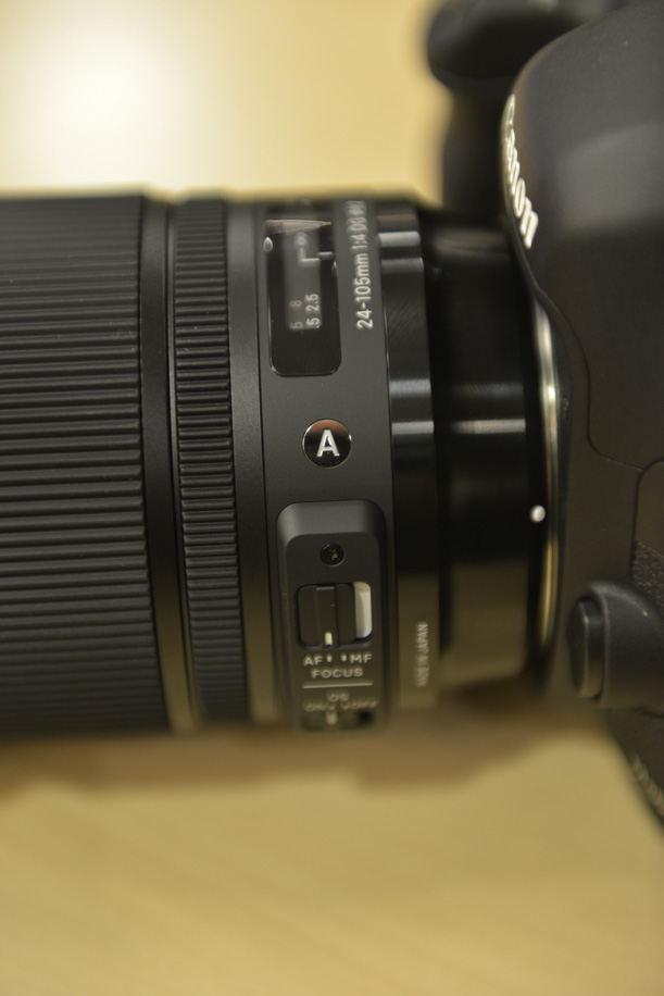 Sigma 24-105mm f/4 DG OS HSM lens (Canon) and Panasonic GM1 now