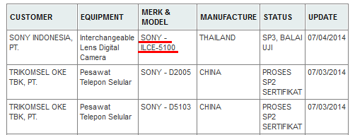 Sony ILCE-5100 α5100 camera