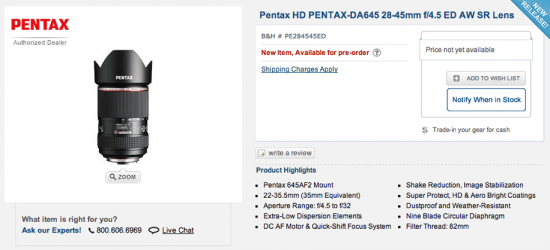 Pentax-HD-DA-645-28-45mm-f4.5-ED-AW-SR-medium-format-lens