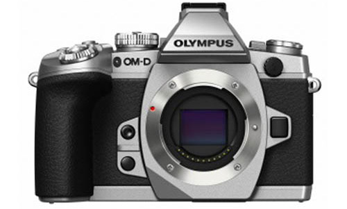Olympus-E-M1-camera-silver