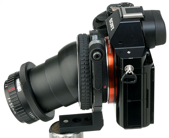 Tilt-shift-system-for-Sony-a7-cameras