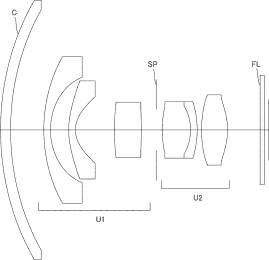 Canon 2mm f:1.4 lens patent
