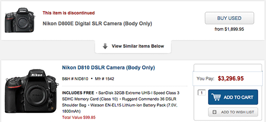 Nikon-D800E-discontinued