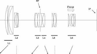 Canon 70-300mm f:4-5.6 lens patent