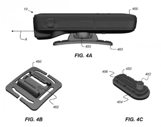 Apple patent for action camera
