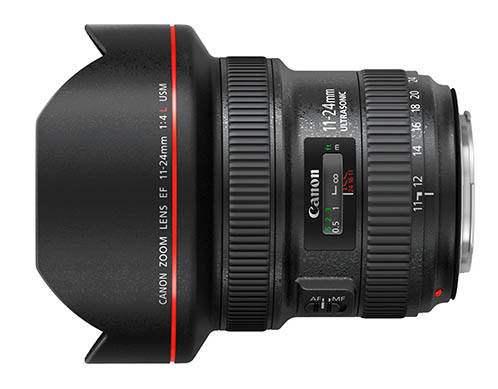 Canon EF 11-24mm f:4L USM lens