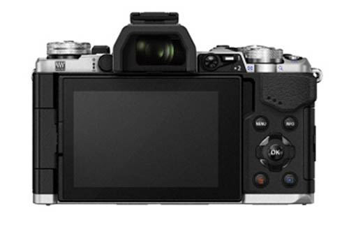 Olympus E-M5II camera back