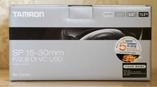 Tamron SP 15-30mm f-2.8 DI VC USD full frame lens1