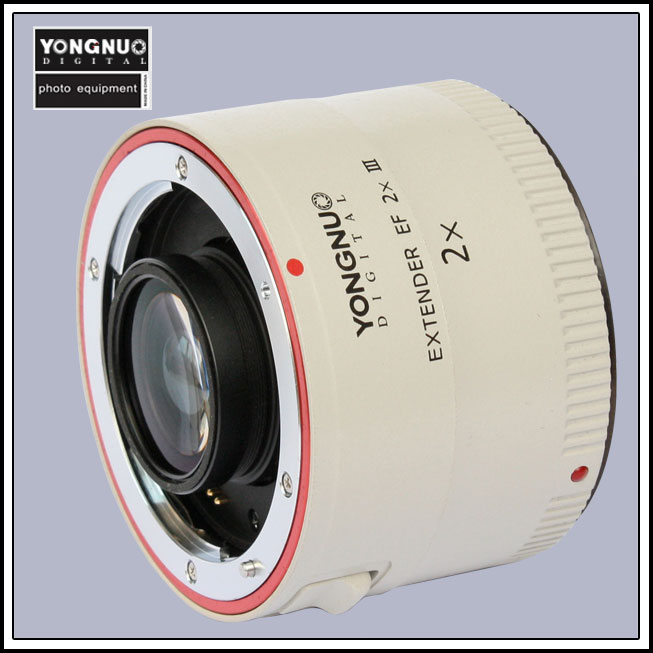 Yongnuo also has a YN-2.0X III teleconverter clone for Canon EOS EF