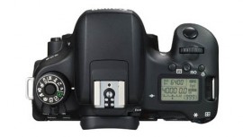 Canon EOS 750D DSLR camera top