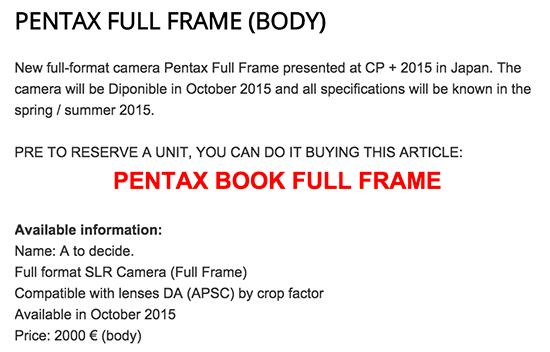 Pentax-full-frame-DSLR-camera-shipping-and-price