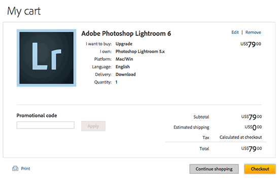 buy adobe lightroom 6