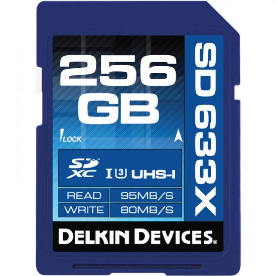 Delkin 256GB Elite UHS-I SDXC Memory Card (Class 10 : U3)