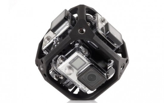 GoPro camera array for capturing VR AR video