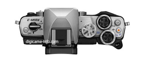 Olympus E-M10II camera top view