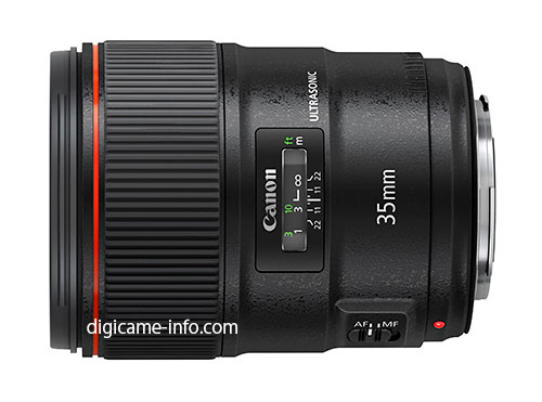 Canon EF 35mm f1.4L II lens