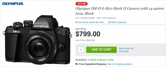 Olympus-OM-D-E-M10-Mark-II-camera-with-14-42mm-lens-now-in-stock