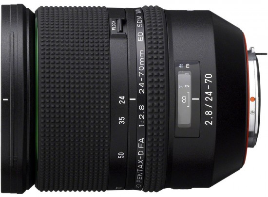 HD PENTAX-D FA 24-70mm f/2.8ED SDM WR lens announced (Tamron