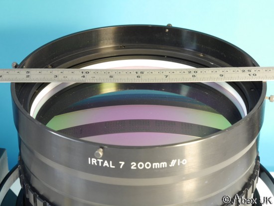 Rank-Taylor IRTAL 200mm f:1.0 lens 5