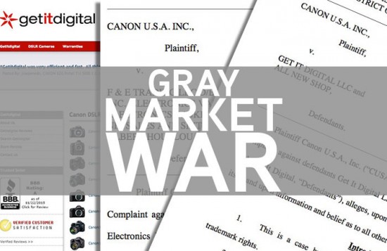 Canon is suing gray market camera sellers