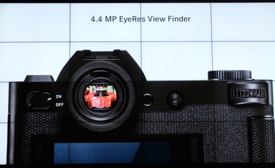 the EVF inside the new Leica SL Typ 601 mirrorless camera is made by Epson